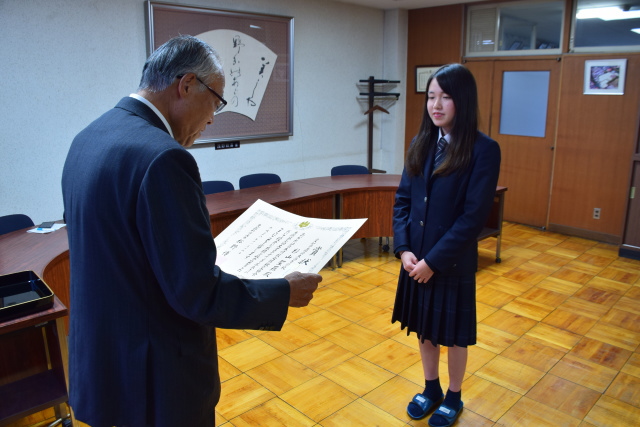 岡崎東高等学校　最優秀デザイン賞受賞